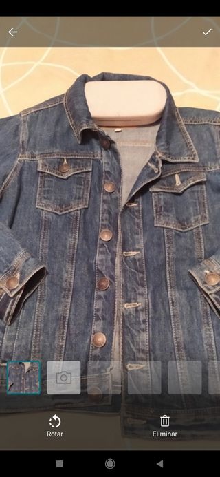 Cazadora vaquera azul niño  Brotes