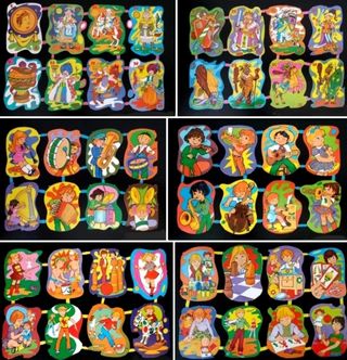 Lámina CROMOS TROQUELADOS GRANDES Maves