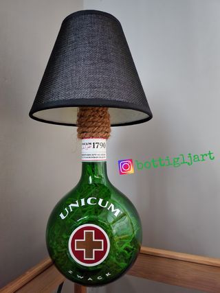Lampada bottiglia Unicum