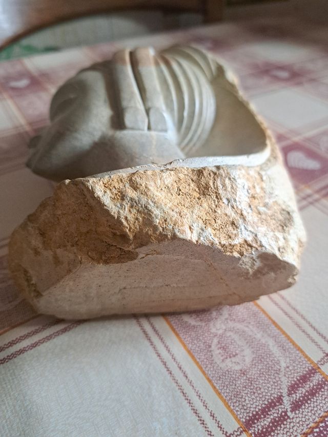 Statua pietra Gabon . Anni 50