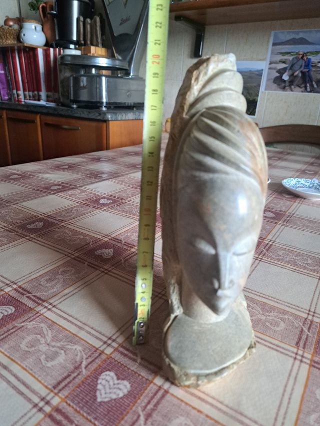 Statua pietra Gabon . Anni 50