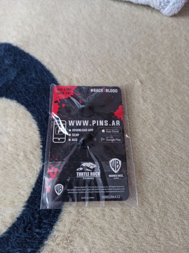 pin back 4 blood b4b