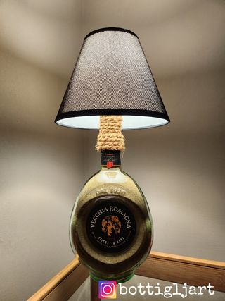 Lampada bottiglia Vecchia Romagna