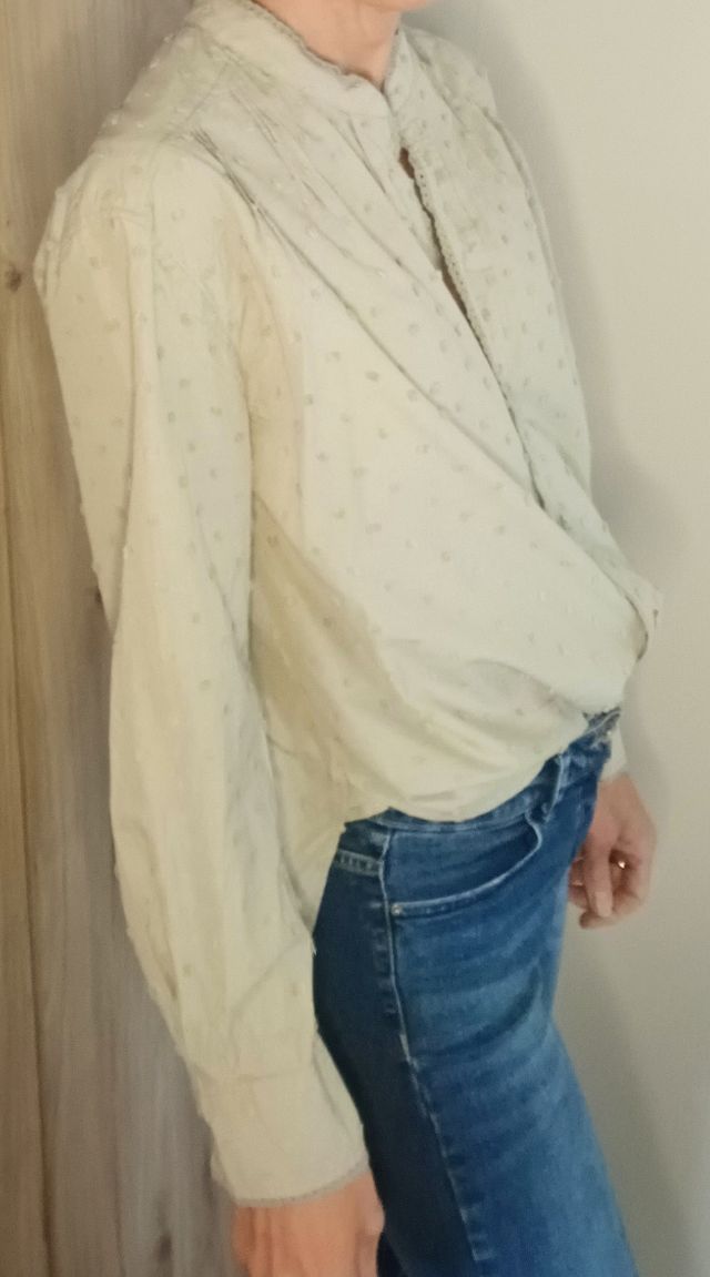 Blusa plumeti Zara. Nueva