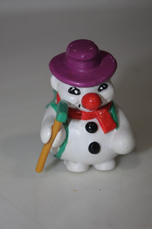 FIGURA PUPAZZO DI NEVE IN PVC RODA BOULI MADE MACAU