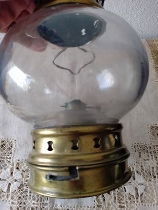 Antiguo farol de barco.