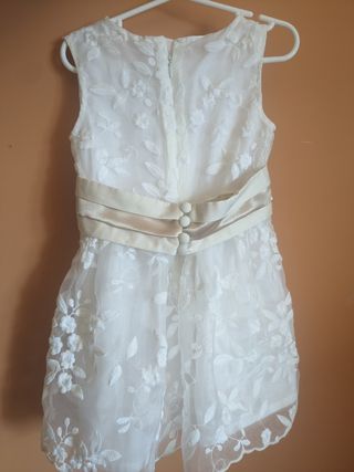 Vestido ceremonia niña + medias