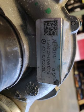 Turbo Mercedes E200 Gasolina / 2014