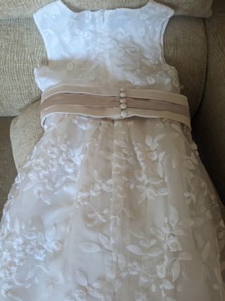 Vestido ceremonia niña + medias