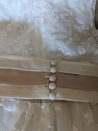 Vestido ceremonia niña + medias