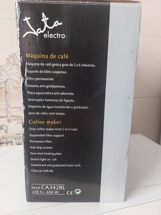 Cafetera eléctrica Jata