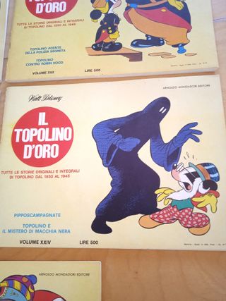 Set 7 album Fumetti Il Topolino D'Oro - 1972-1973
