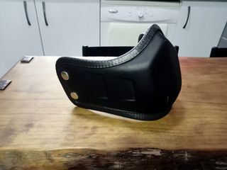 Visera y morrera para cascos custo , bandit , etc