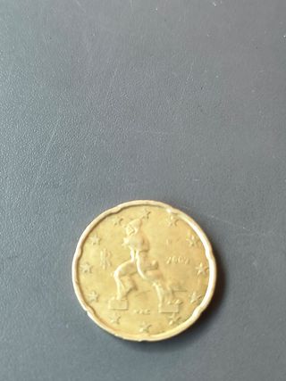 Moneda 20 céntimos Italiana