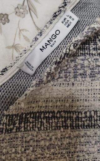 mango. vestido punto