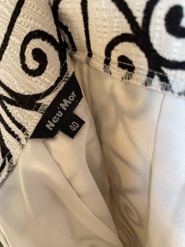 Neu’Mor Gonna Donna Fantasia Bianca e Nera 40