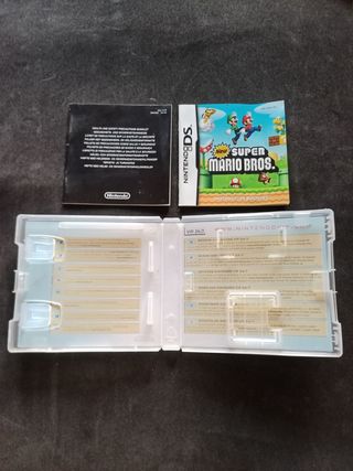Juegos Nintendo DS. Cajas y manuales