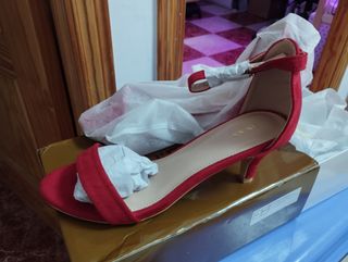 Zapato Sandalias Rojas