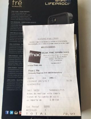 Funda Liferproof iPhone 5 y 5S