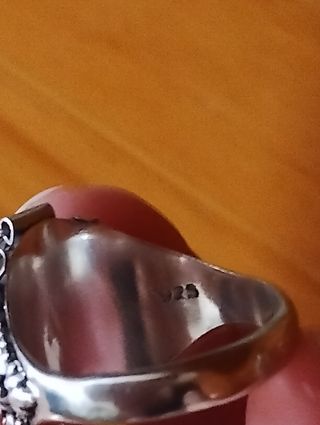 Antiguo anillo pastillero plata 925