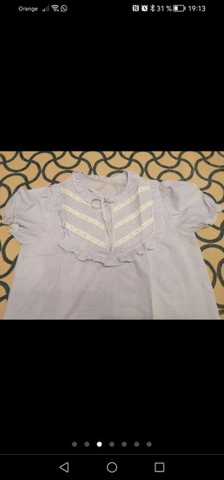 Camisón y zapatillas