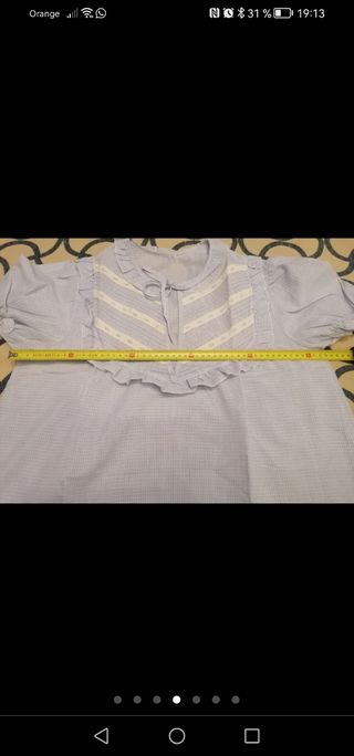 Camisón y zapatillas