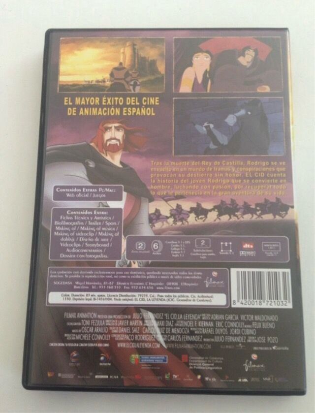 DVD El Cid la leyenda