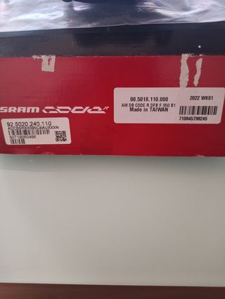 Pinza de freno Sram code R 4 pistones