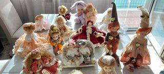 Collezione bambole di porcellana 