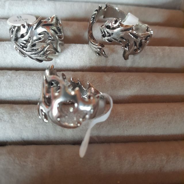 Anillos dragón tribal ajustables