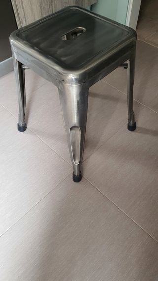 4 banquetas acero bar