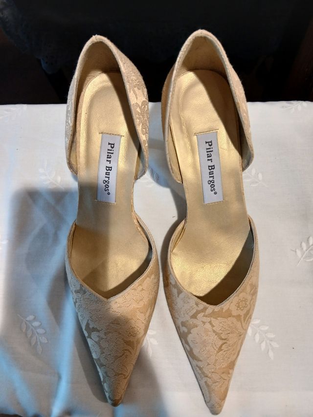 Lote Zapatos Zapatos De Fiesta Pilar Burgos Zapatos De Salon Para