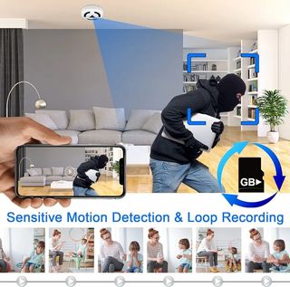 Cámara espía en forma de sensor de humo