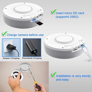 Cámara espía en forma de sensor de humo