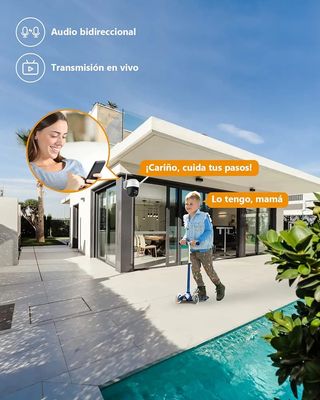 Cámara de vigilancia Wifi exterior PIR