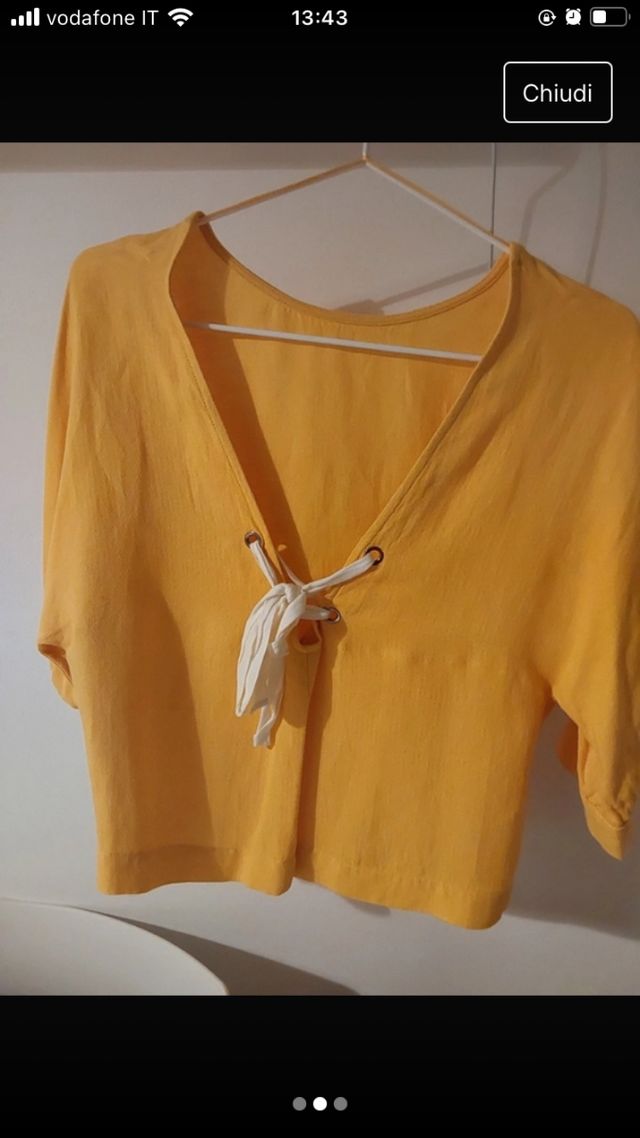 Maglia donna con laccetto