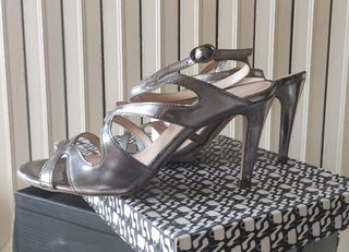 Sandali donna argento tg.38