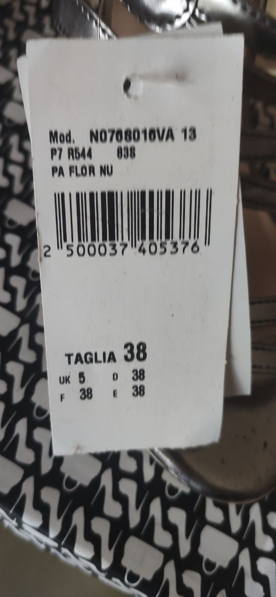 Sandali donna argento tg.38