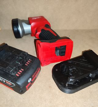 Adaptador batería Bosch Pro - Milwaukee