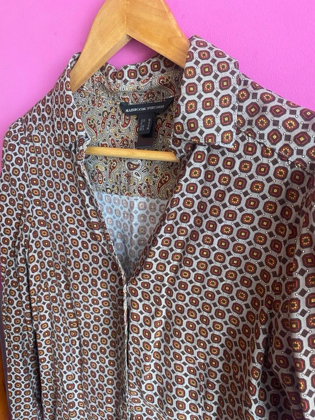 Camisa de viscosa, entallada Mango