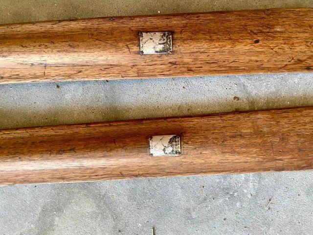 SKIS VINTAGE DE MADERA.