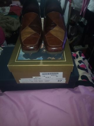 Zapatos de piel mujer t37