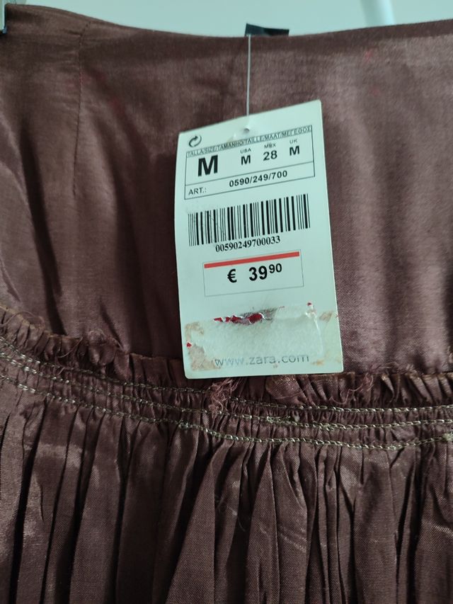 Falda Zara, M, nueva con etiqueta