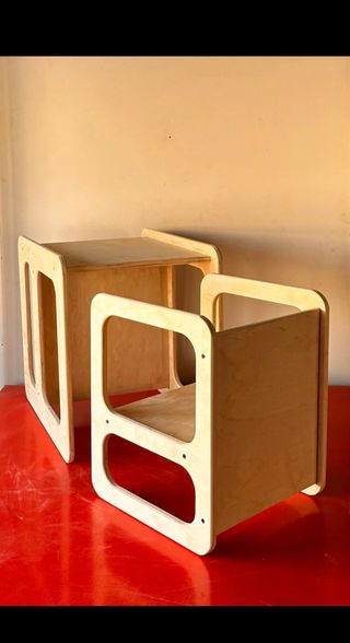 Montessori KIT Mesa y Silla para niños