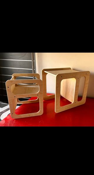 Montessori KIT Mesa y Silla para niños