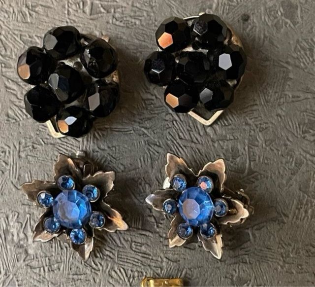 Orecchini vintage anni 50 60 a clips