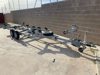 Remolque barco 2 ejes