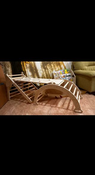 Kit Montessori triangulo, arco y rampa