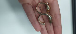 Pendientes aro dorados