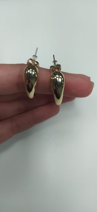 Pendientes aro dorados
